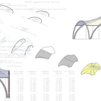 Tensile Fabric Link Structure for WAM
