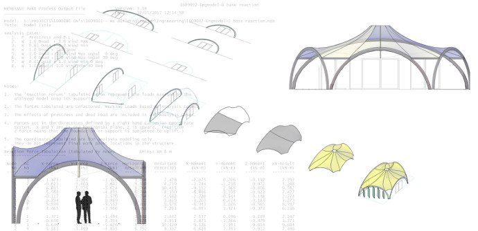 Tensile Fabric Link Structure for WAM