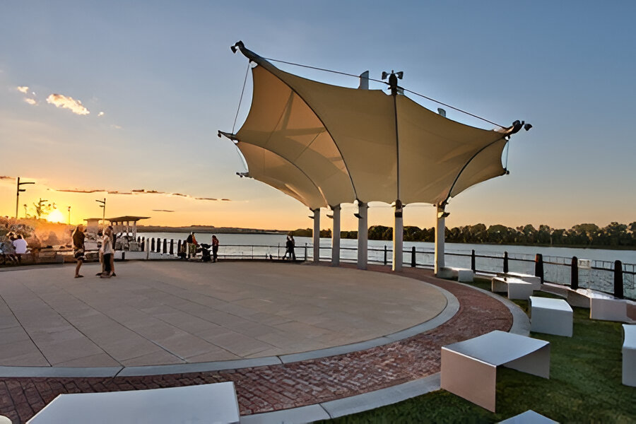 Smothers Park Tensile Canopy Structure